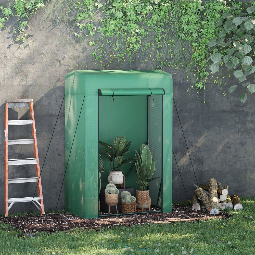 Portable PVC Grid Greenhouse - Protect Your Plants, Flowers & Produce from Wind & Rain - Compact & Durable Steel Frame - Easy Access Door - SGP Garden Ltd