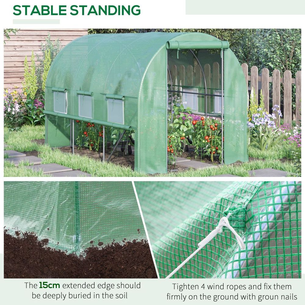 Premium Outdoor Greenhouse: UV-Protected, Great Ventilation, Easy Access - Grow Your Garden! - SGP Garden Ltd