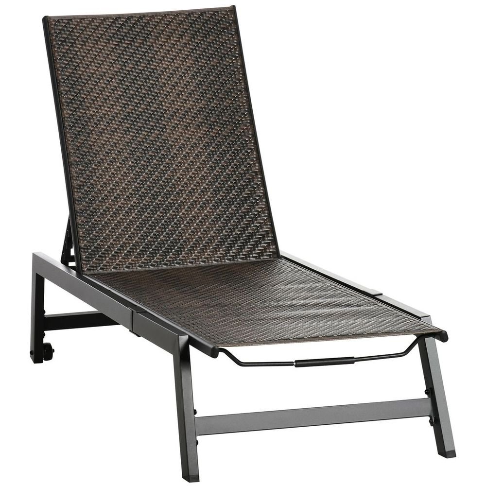 Rattan Sun Loungers - 5-Position Backrest & Wheels - Best Quality - Perfect for Relaxation - Professional Seller