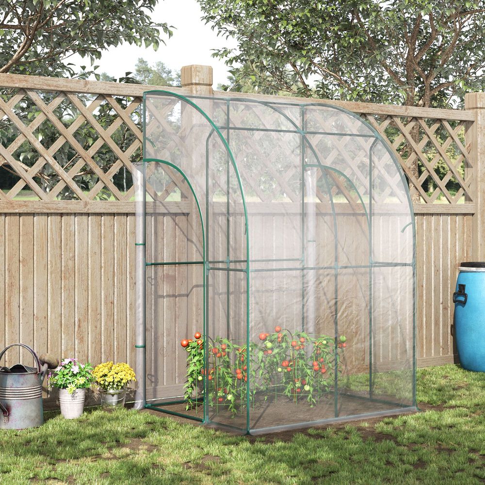 Premium Walk-In Greenhouse | PVC Cover | Galvanized Frame | Zippered Door - SGP Garden Ltd