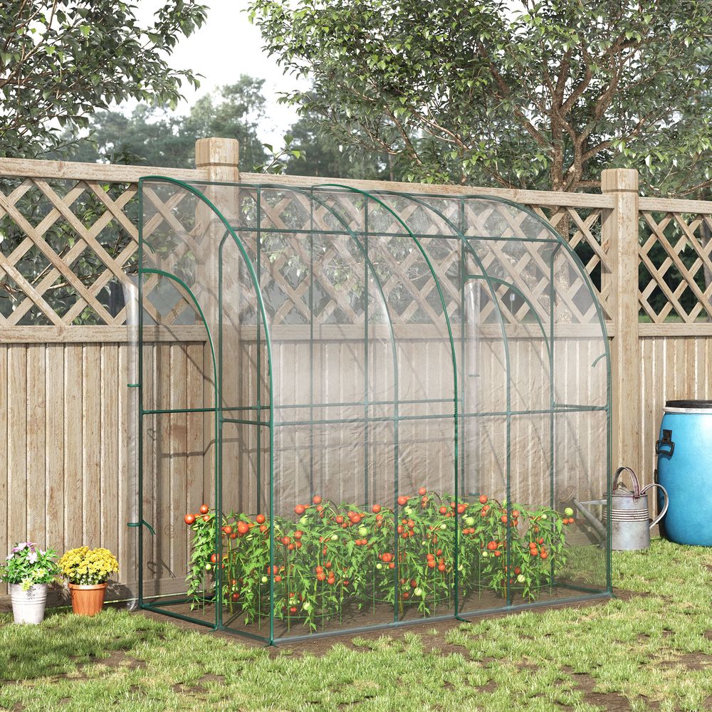 Premium Walk-In Greenhouse | PVC Cover | Galvanized Frame | Zippered Door - SGP Garden Ltd