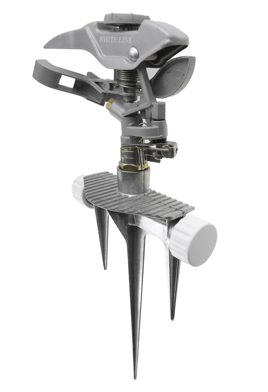 Pulsating Lawn Sprinkler - Triton White Line Garden Hose Pipe Garden Watering - SGP Garden Ltd