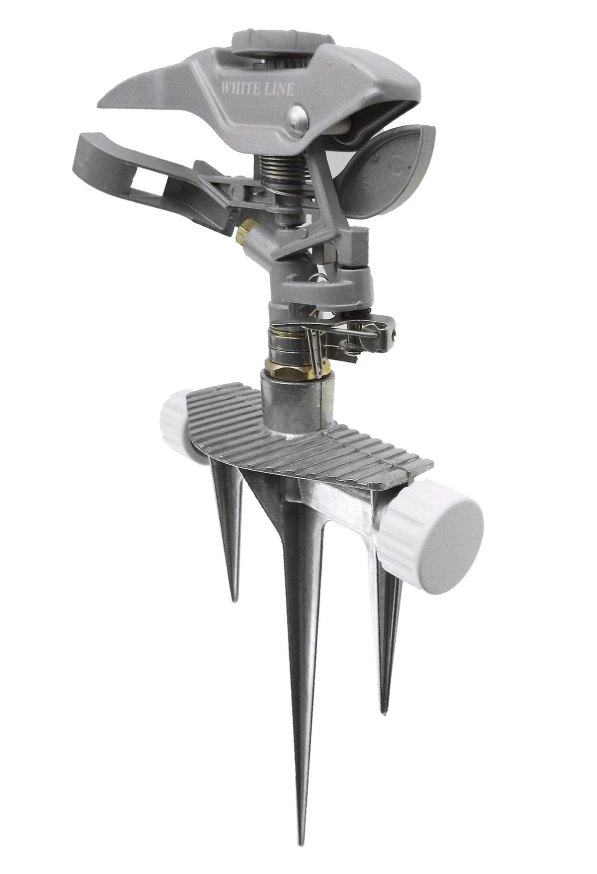Pulsating Lawn Sprinkler - Triton White Line Garden Hose Pipe Garden Watering - SGP Garden Ltd