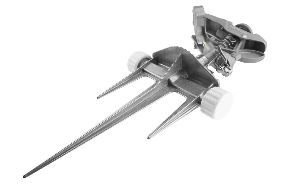 Pulsating Lawn Sprinkler - Triton White Line Garden Hose Pipe Garden Watering - SGP Garden Ltd