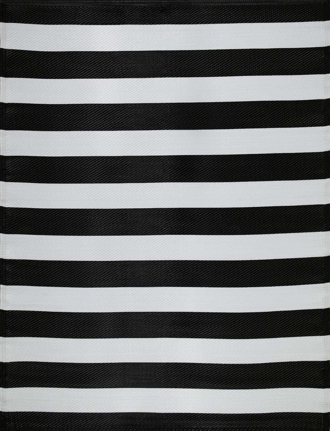 Rainbow Outdoor Rug Black & White | 1030 - SGP Garden Ltd