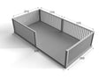 Rectangular Decking Kit With Balustrades V.4 - SGP Garden Ltd