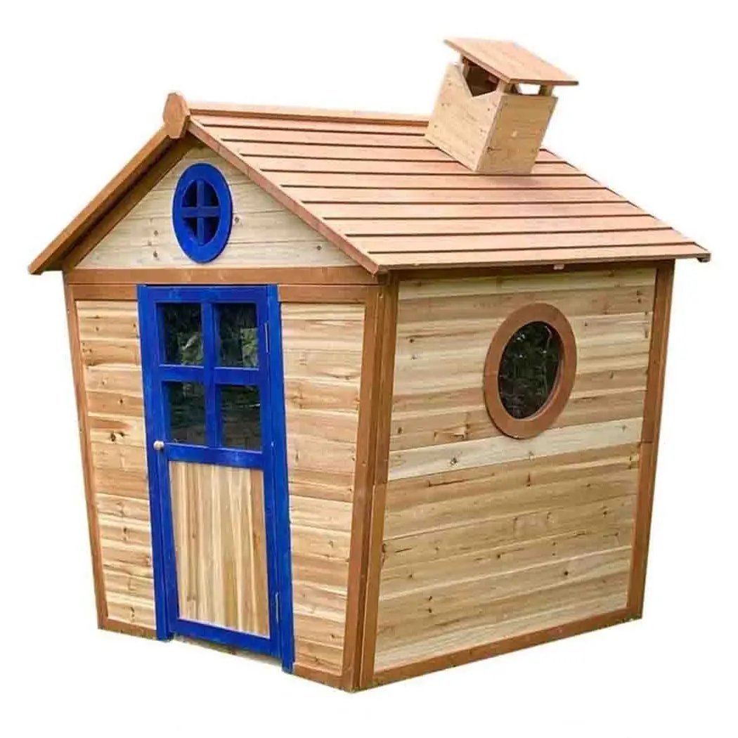 Redwood Lodge Wooden Playhouse – Pre-Painted Fir - SGP Garden Ltd