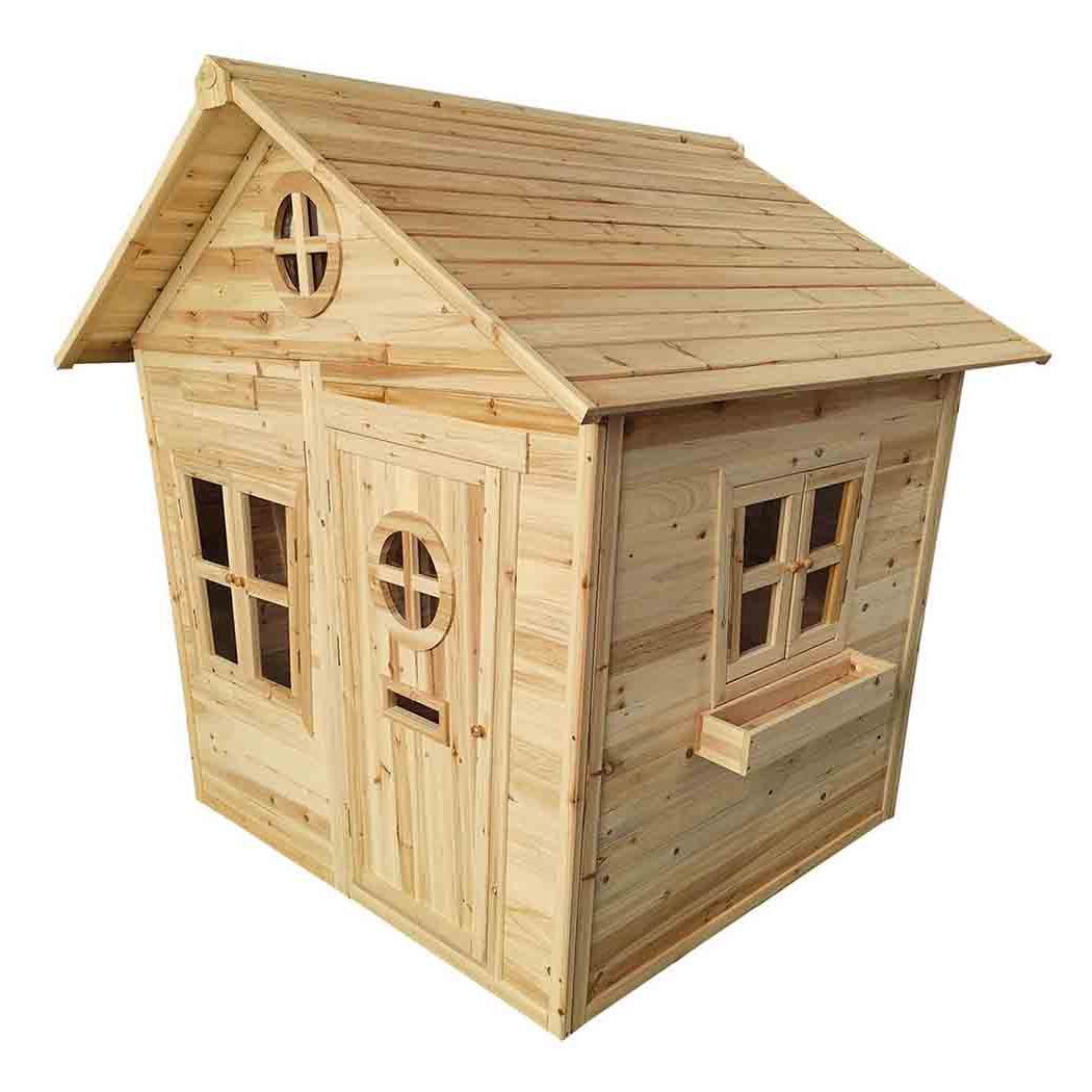 Redwood Mansion Wooden Playhouse - for Kids of All Ages - SGP Garden Ltd