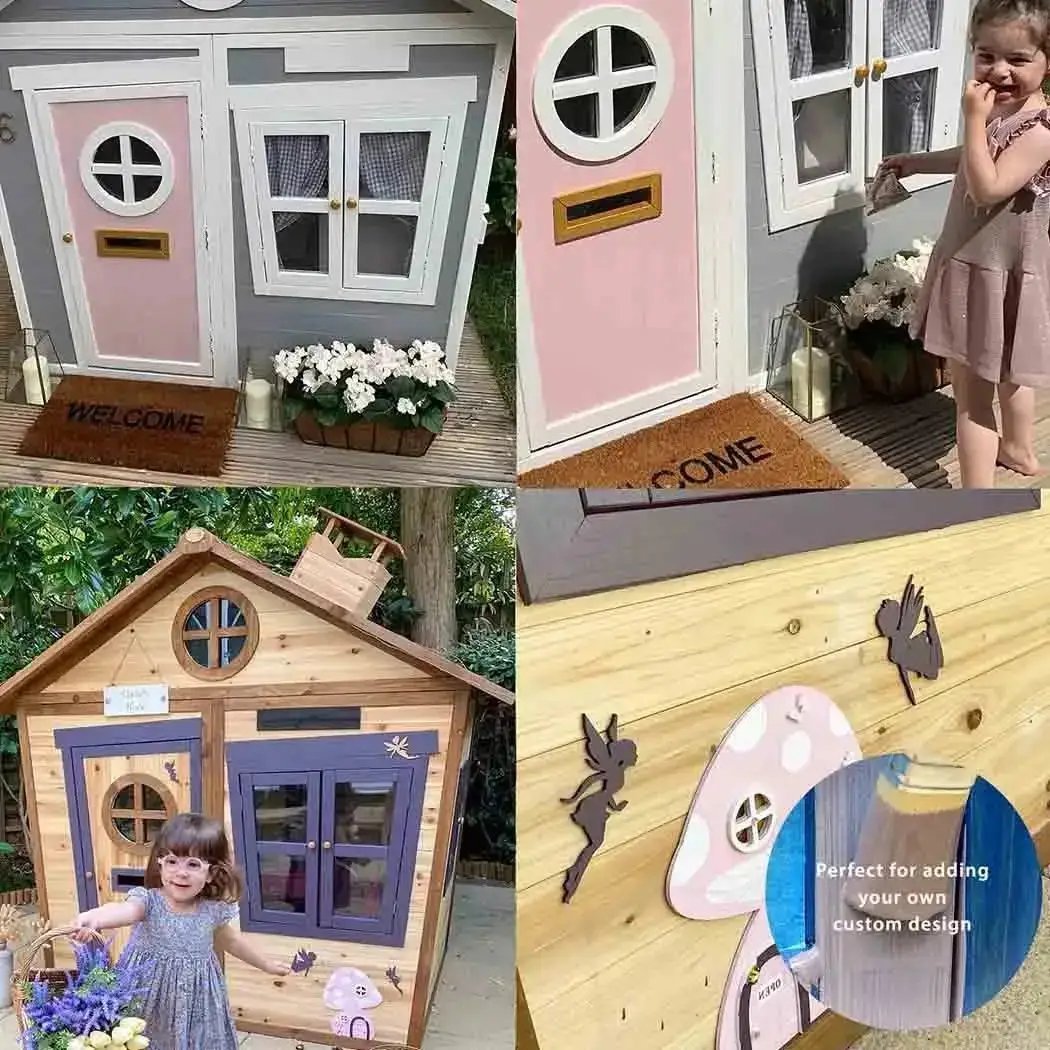 Redwood Mansion Wooden Playhouse - for Kids of All Ages - SGP Garden Ltd