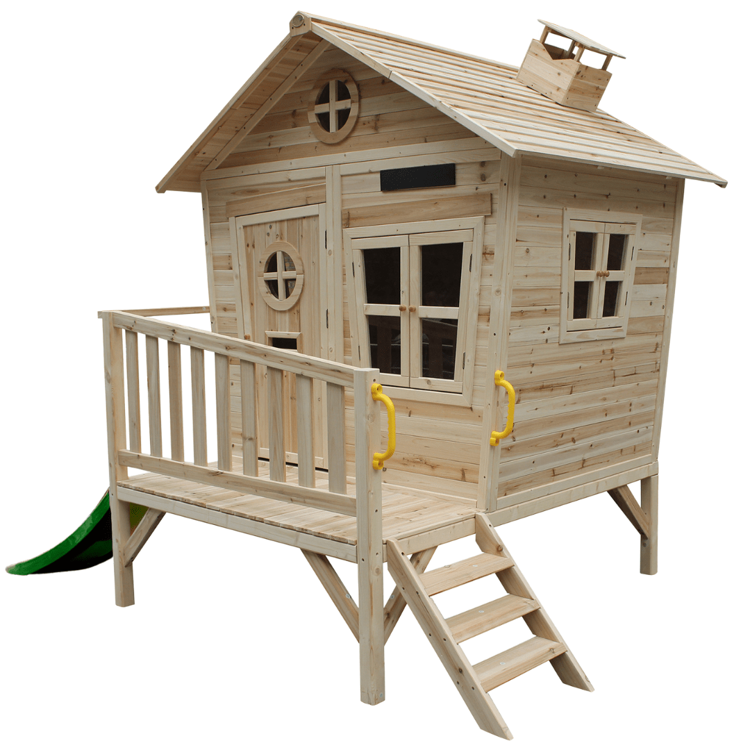 Redwood Penthouse Playhouse - Durable & Safe - SGP Garden Ltd