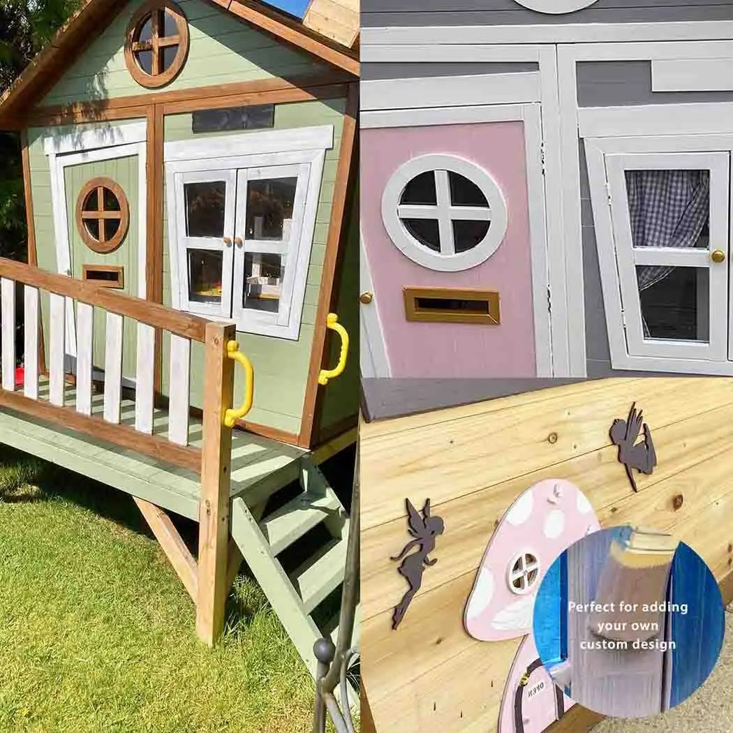 Redwood Penthouse Playhouse - Durable & Safe - SGP Garden Ltd