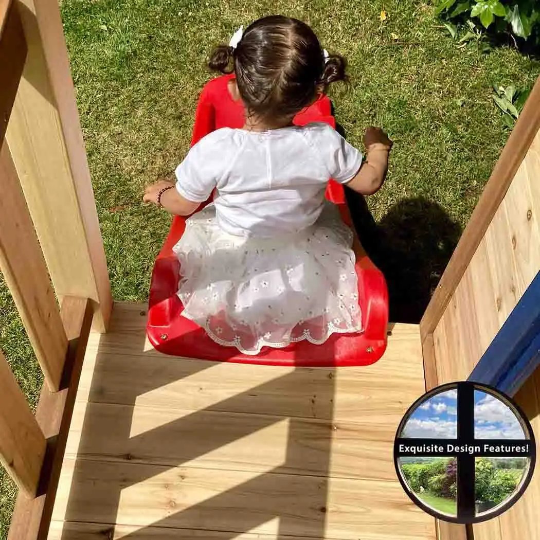 Redwood Penthouse Playhouse - Durable & Safe - SGP Garden Ltd