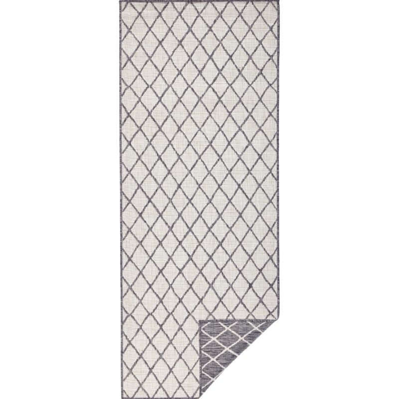 Reversible Indoor-Outdoor Geometric Flatweave Rug - SGP Garden Ltd
