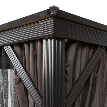 Runcton Polycarbonate 3.6m x 3.6m Gazebo - SGP Garden Ltd