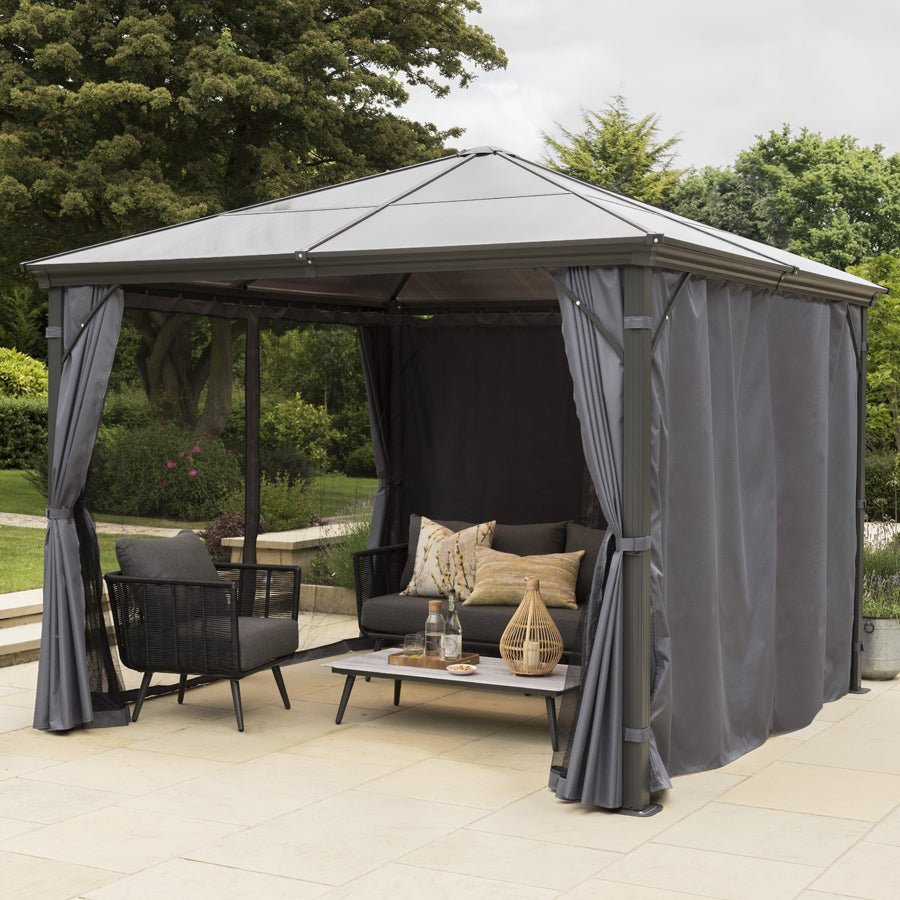 Runcton Polycarbonate 3m x 3m Gazebo - SGP Garden Ltd