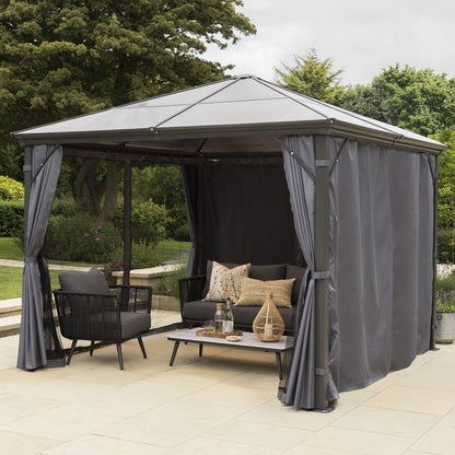 Runcton Polycarbonate 3m x 3m Gazebo - SGP Garden Ltd