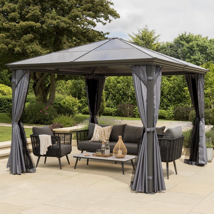Runcton Polycarbonate 3m x 3m Gazebo - SGP Garden Ltd
