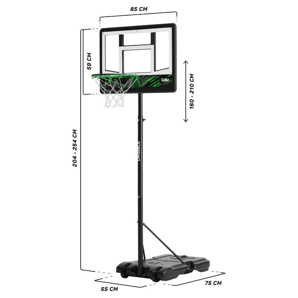 Salta Dribble Freestanding Basketball Hoop - SGP Garden Ltd