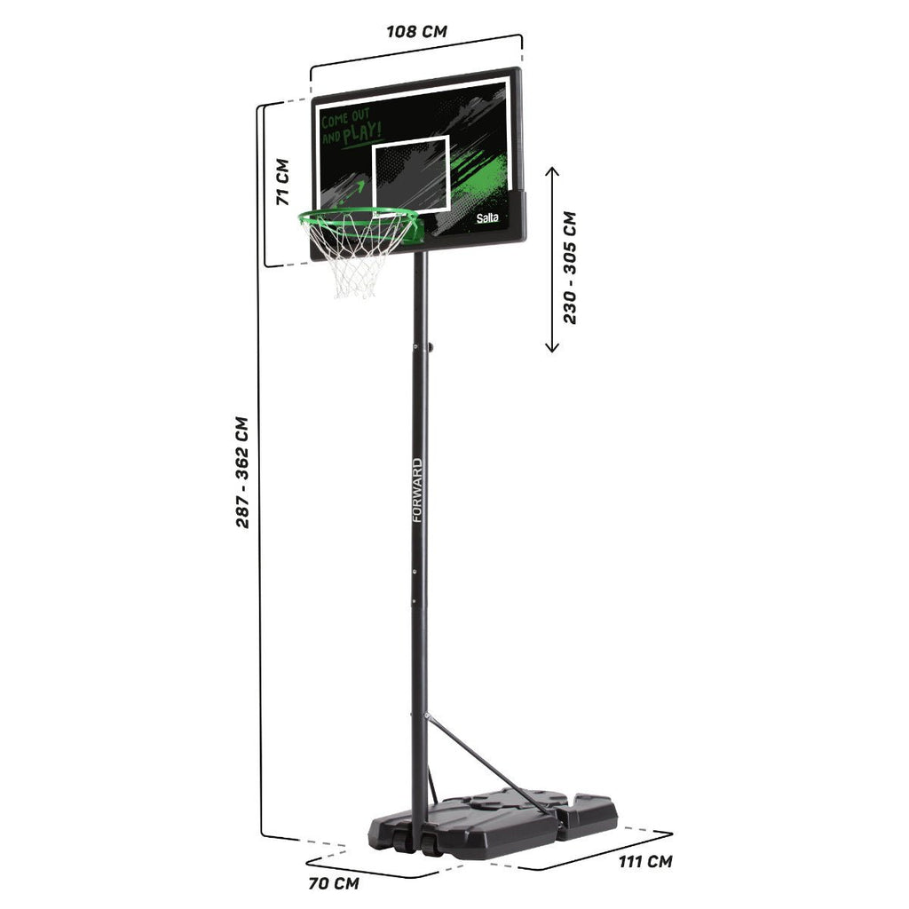 Salta Forward Freestanding Basketball Hoop - SGP Garden Ltd