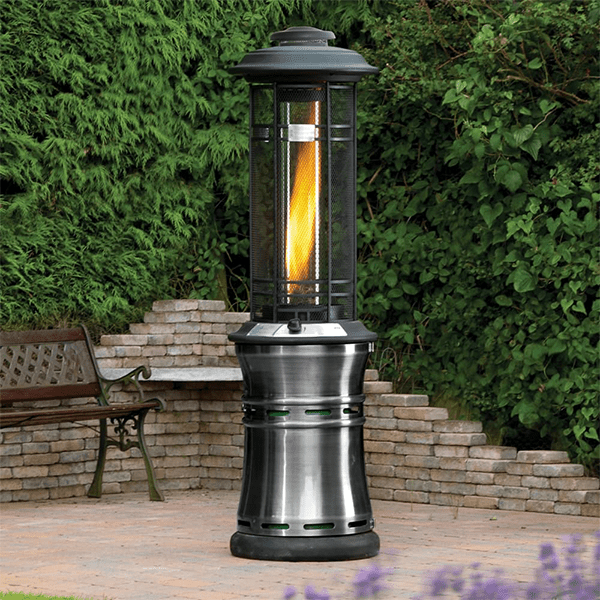 Santorini Retractable 360° Real‑Flame Patio Heater - SGP Garden Ltd
