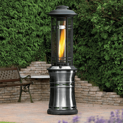 Santorini Retractable 360° Real‑Flame Patio Heater - SGP Garden Ltd
