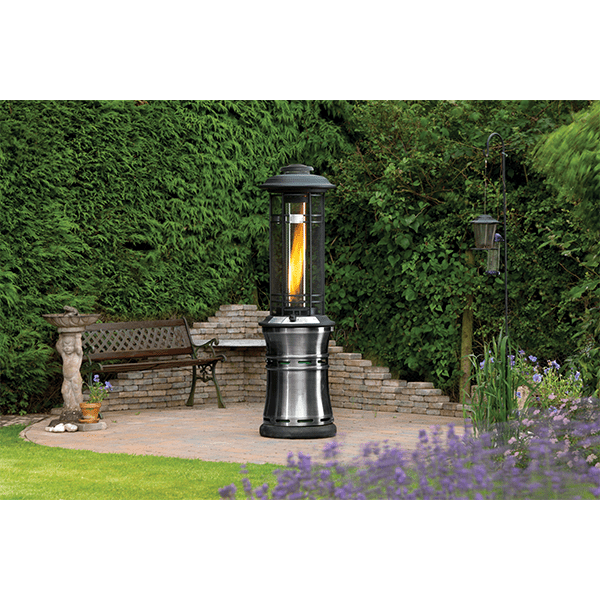 Santorini Retractable 360° Real‑Flame Patio Heater - SGP Garden Ltd