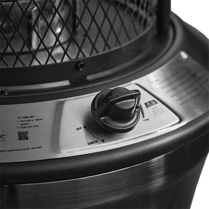Santorini Retractable 360° Real‑Flame Patio Heater - SGP Garden Ltd