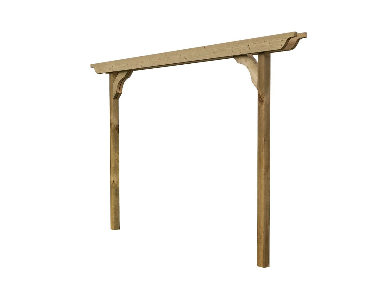 Screen Double Beam Pergola, Plant Climbing Arbour - Sculpted Brace - SGP Garden Ltd