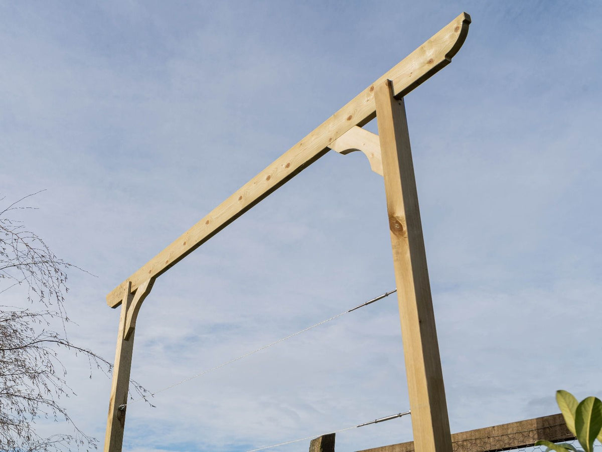 Screen Pergola, Plant Climbing Arbour - Corbel Sculpted Brace - SGP Garden Ltd