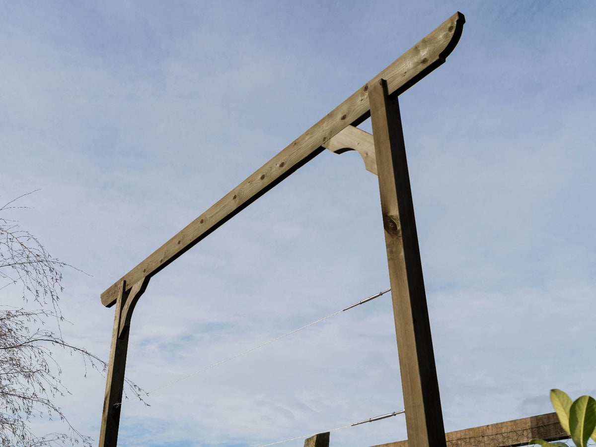 Screen Pergola, Plant Climbing Arbour - Corbel Sculpted Brace - SGP Garden Ltd