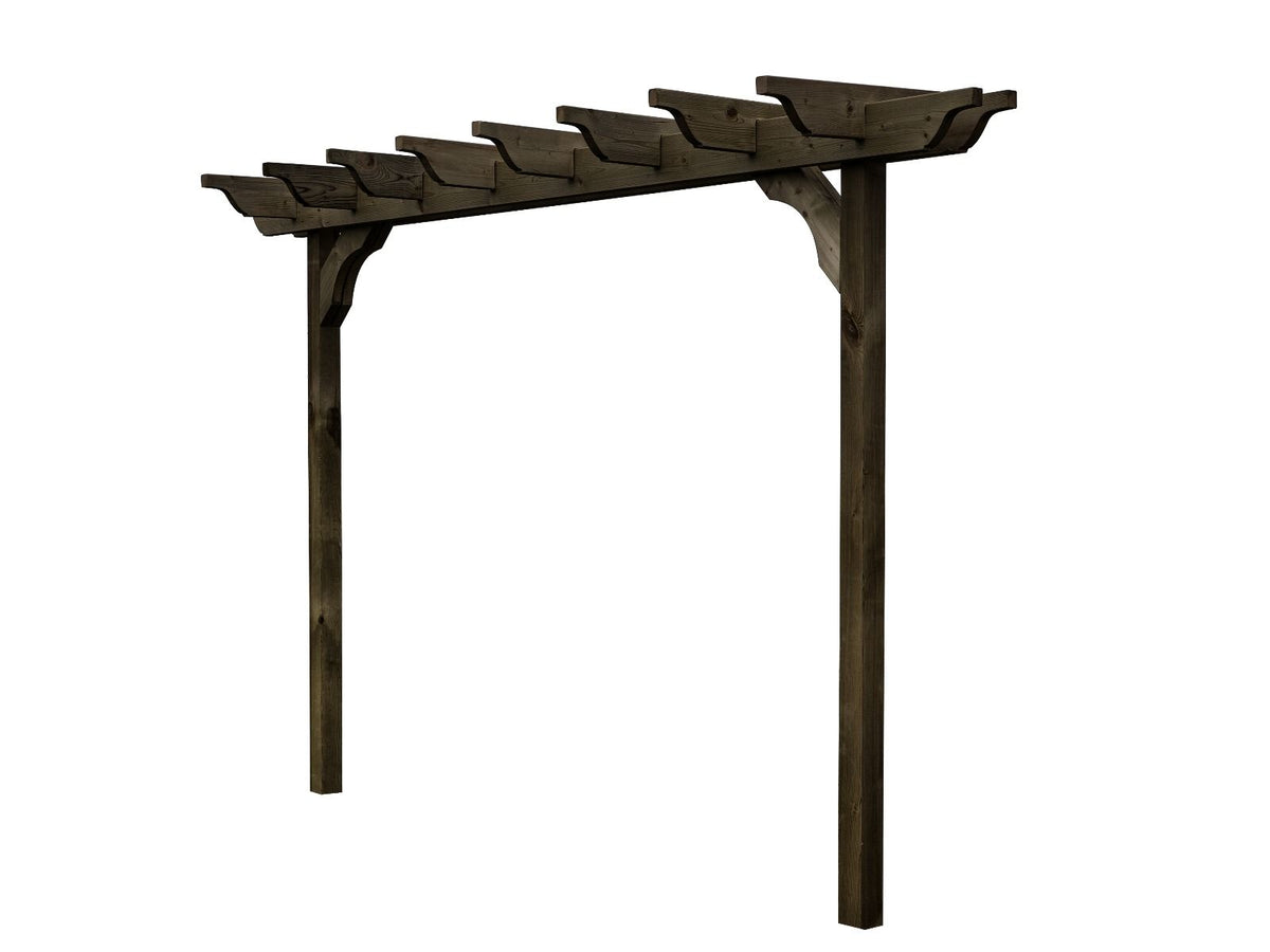 Sculpted Double Beam Pergola, Plant Climbing Arbour - Sculpted brace - SGP Garden Ltd