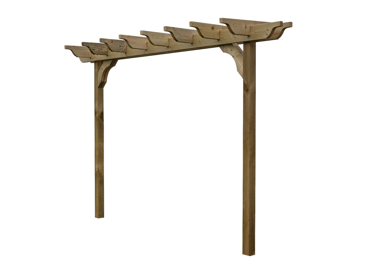 Sculpted Double Beam Pergola, Plant Climbing Arbour - Sculpted brace - SGP Garden Ltd