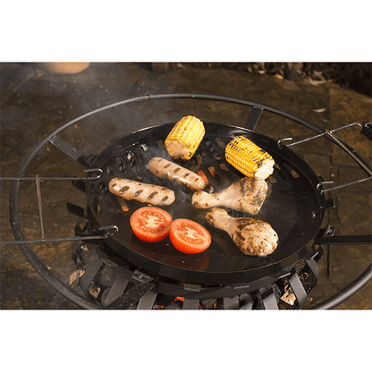Signa Firebasket with 360° Heat & Integrated Cooking Grill - SGP Garden Ltd