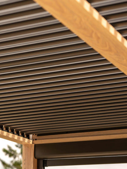 Signature Pergola 3 x 3m with 3 Blinds Incl Delivery and Installation - SGP Garden Ltd