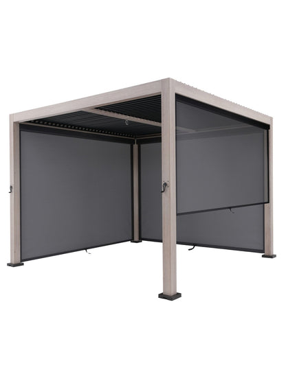 Signature Pergola 3 x 3m with 3 Blinds Incl Delivery and Installation - SGP Garden Ltd