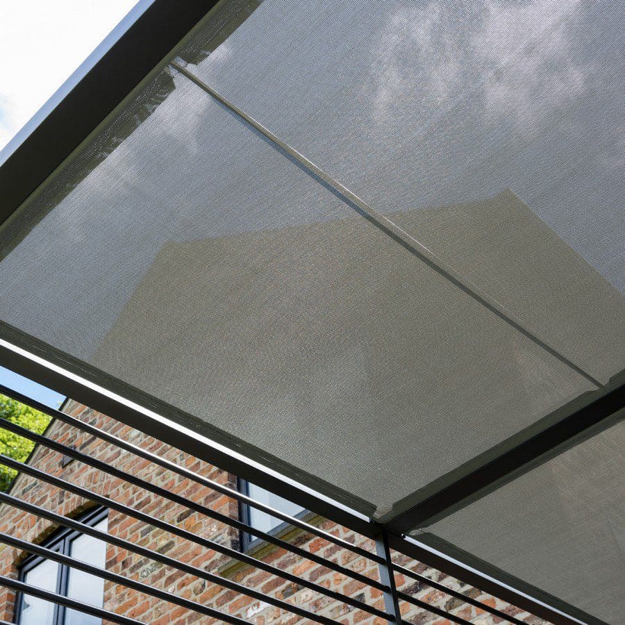 Sliding Roof Gazebo 2.8m x 2.8m - Sunshade - SGP Garden Ltd