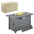 Smokeless Propane Fire Pit Table Outdoor Heater with Lid - High Quality Construction - Free Shipping! - SGP Garden Ltd