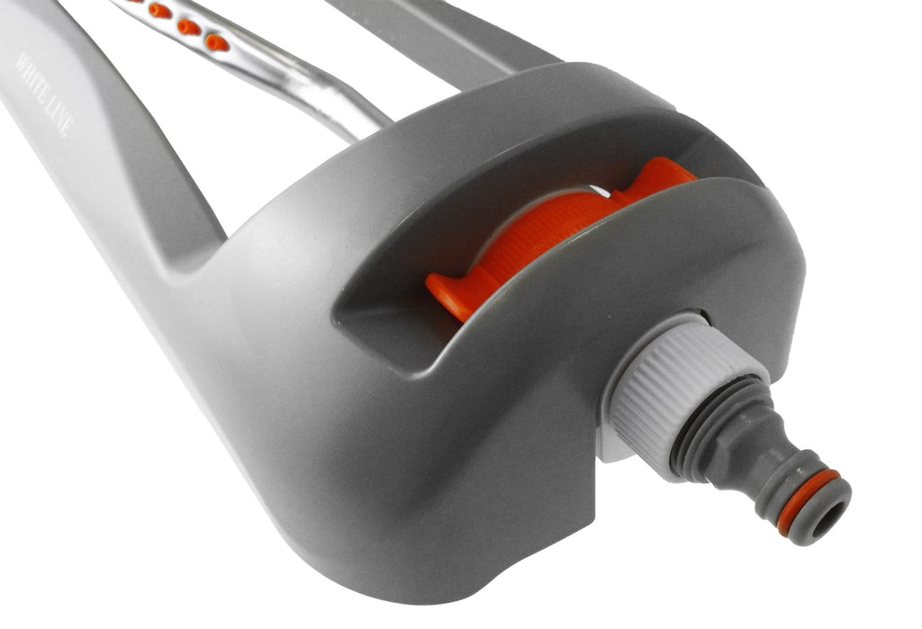 Standard Oscillating Sprinkler White Line DIY Workshop Accessory Garden Watering - SGP Garden Ltd