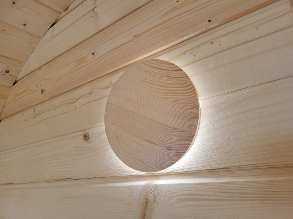 Steam & Oak Gas Barrel Sauna 1.8m (Electric Option) - SGP Garden Ltd