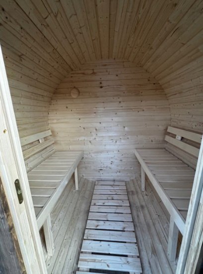 Steam & Oak Gas Barrel Sauna 1.8m (Electric Option) - SGP Garden Ltd