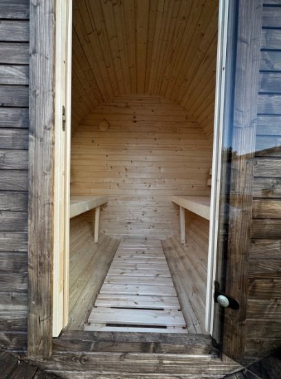 Steam & Oak Gas Barrel Sauna 1.8m (Electric Option) - SGP Garden Ltd