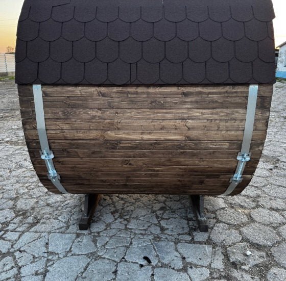 Steam & Oak Gas Barrel Sauna 1.8m (Electric Option) - SGP Garden Ltd