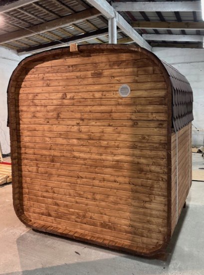 Steam & Oak Gas Cube Sauna 1.8m (Electric Option) - SGP Garden Ltd
