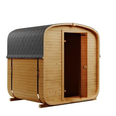Steam & Oak Gas Cube Sauna 1.8m (Electric Option) - SGP Garden Ltd