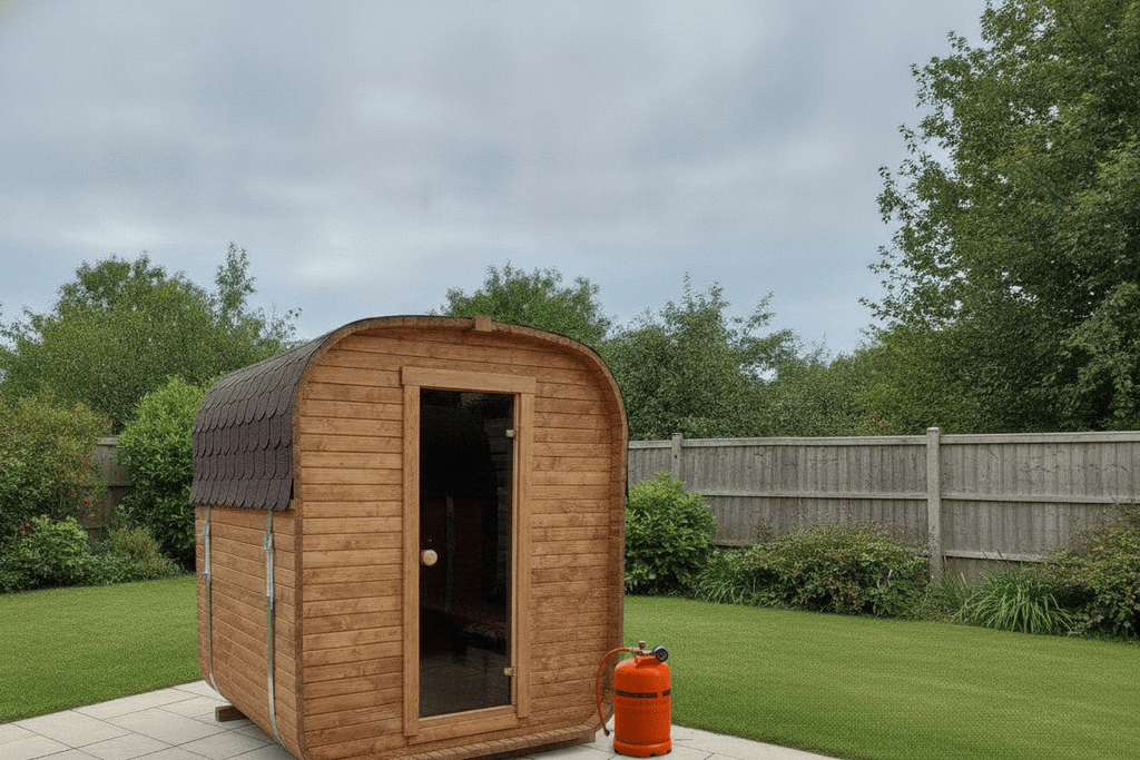 Steam & Oak Gas Cube Sauna 1.8m (Electric Option) - SGP Garden Ltd