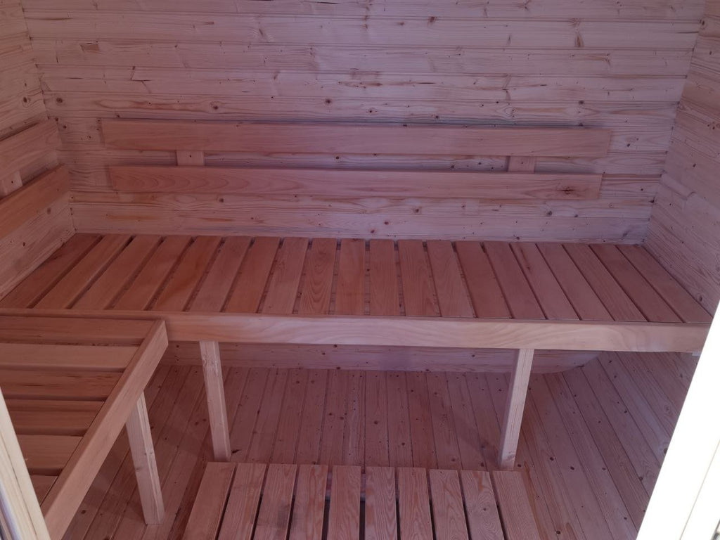 Steam & Oak Gas Cube Sauna 1.8m (Electric Option) - SGP Garden Ltd