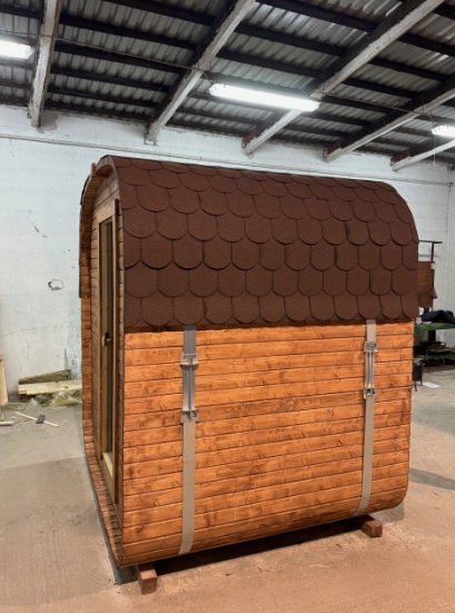 Steam & Oak Gas Cube Sauna 1.8m (Electric Option) - SGP Garden Ltd