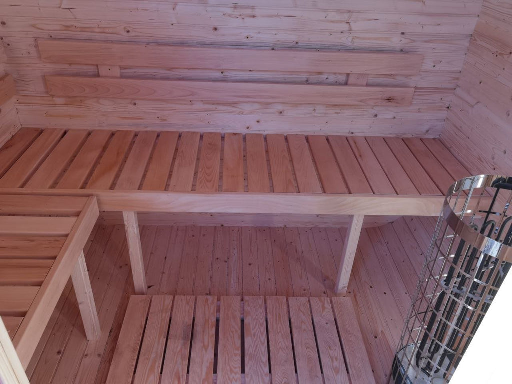 Steam & Oak Gas Cube Sauna 1.8m (Electric Option) - SGP Garden Ltd