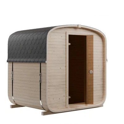 Steam & Oak Gas Cube Sauna 1.8m (Electric Option) - SGP Garden Ltd