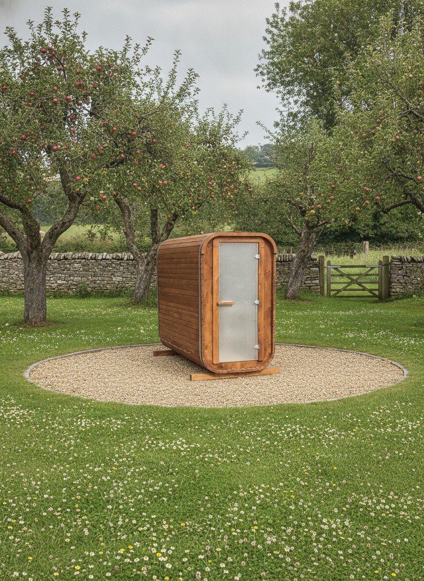 Steam & Oak Gas Sauna Pod 2.4m (Electric Option) - SGP Garden Ltd